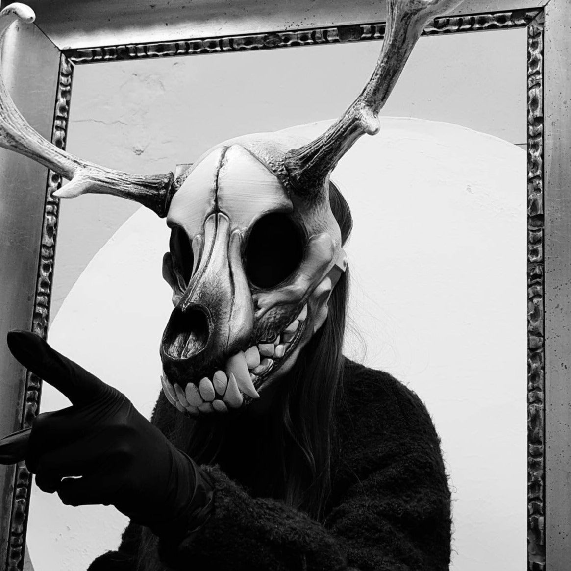 Deer Skull Wolf Mask / Wendigo Cosplay Mask