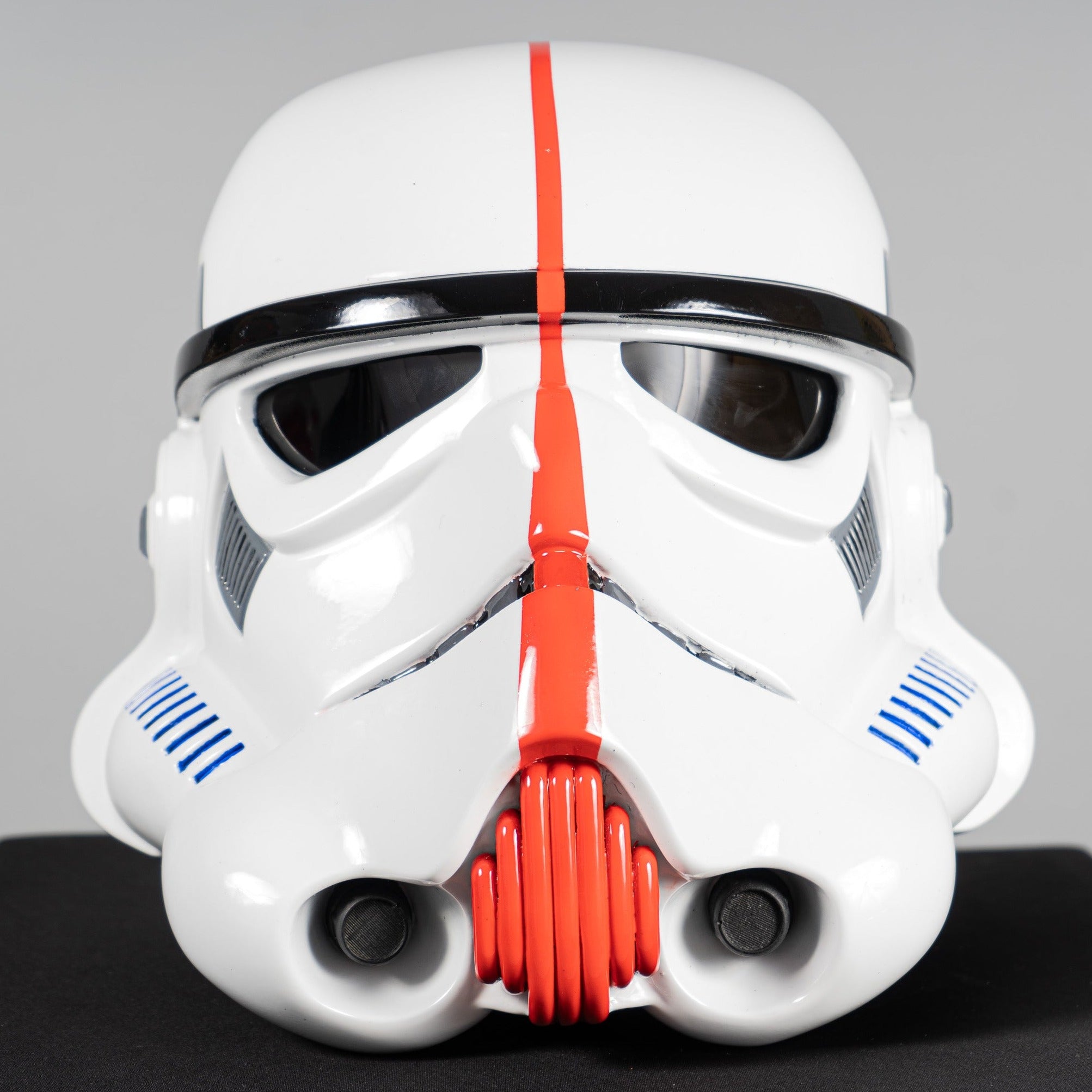 Stormtrooper Helmet Classic White, Chrome Silver, Red, Black, White&Red