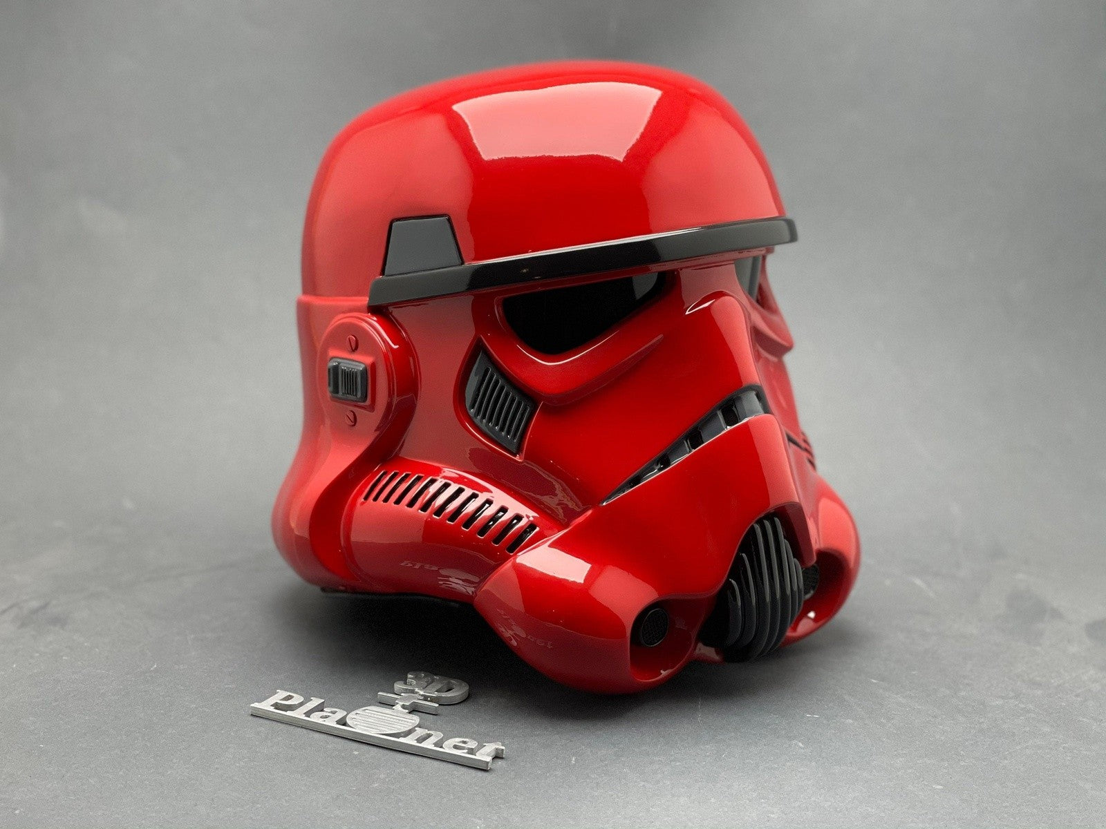 Stormtrooper Helmet Classic White, Chrome Silver, Red, Black, White&Red