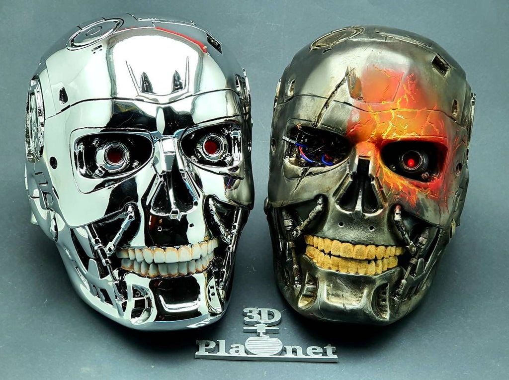T2 Terminator CSM-101 cosplay T800 Skull Head T2 Decoration Prop- Home –  Artmellows