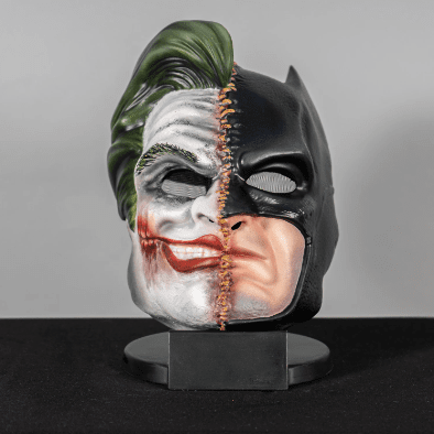 Two Faces Mask / Bat-man-Jokker Cosplay Mask