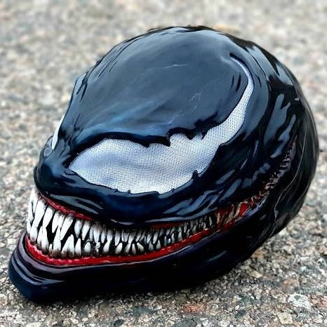 Venom Mask / Black Symbiote / Cosplay Helmet