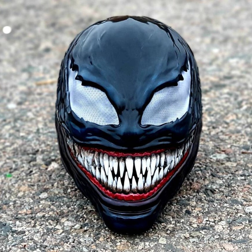 Venom Mask / Black Symbiote / Cosplay Helmet