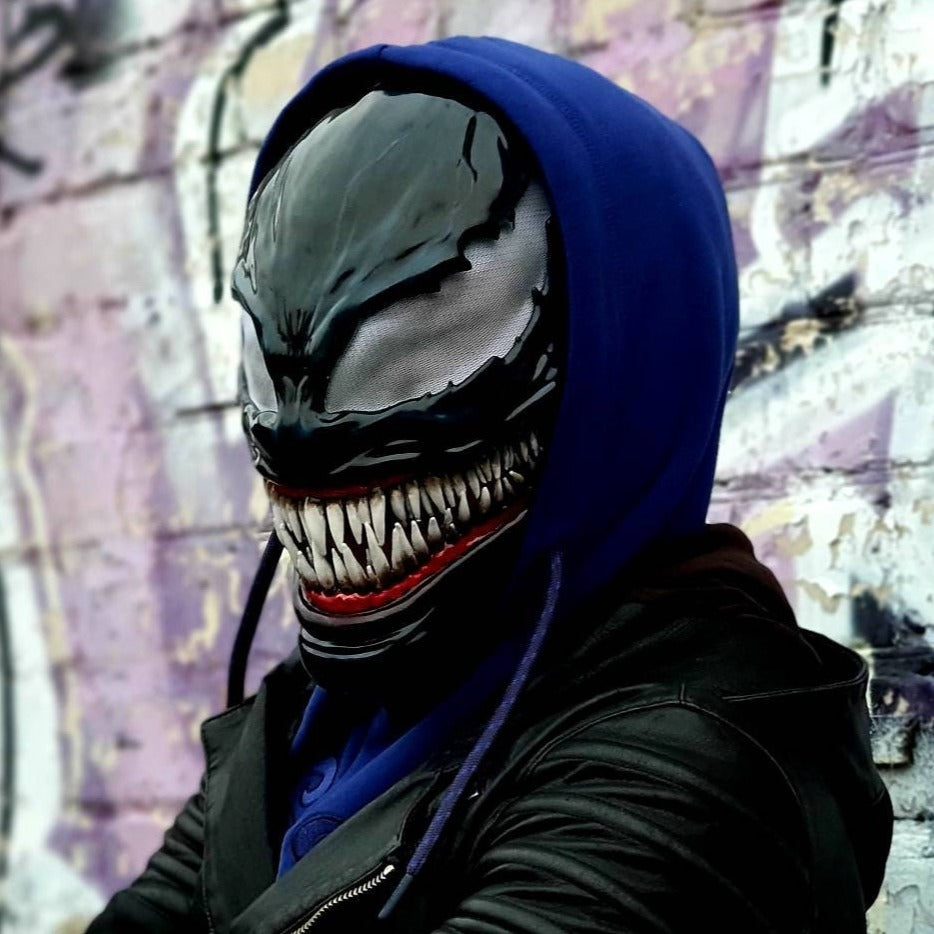 Venom Mask / Black Symbiote / Cosplay Helmet