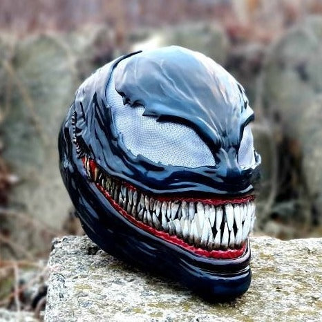 Venom Mask / Black Symbiote / Cosplay Helmet