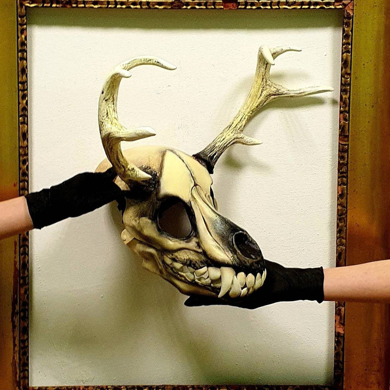 Deer Skull Wolf Mask / Wendigo Cosplay Mask