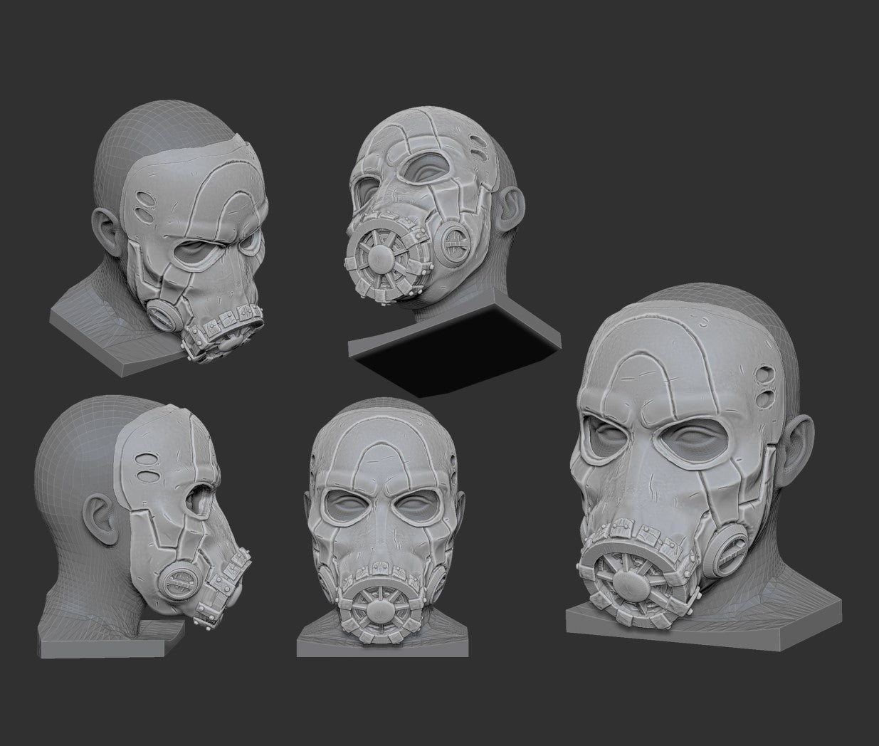 Borderlands 3 Mask 3D Model STL file