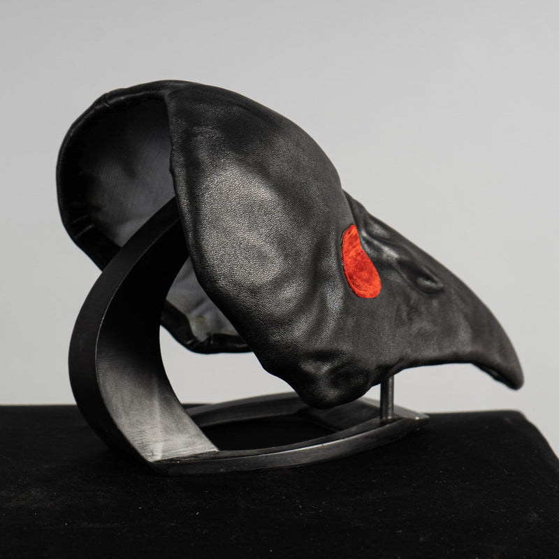 Crow Skull mask from Black Genuine Leather