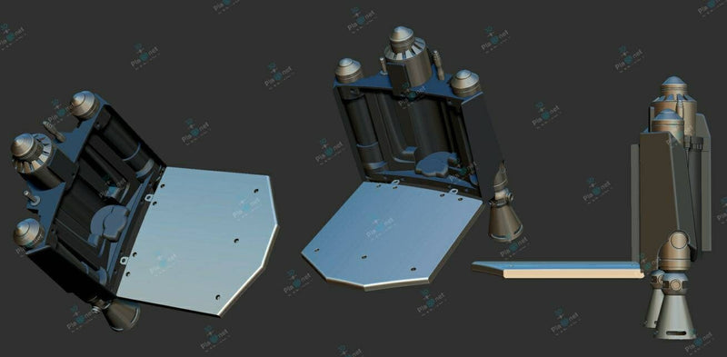 Mando Jetpack Rising Phoenix 3D Model STL Files