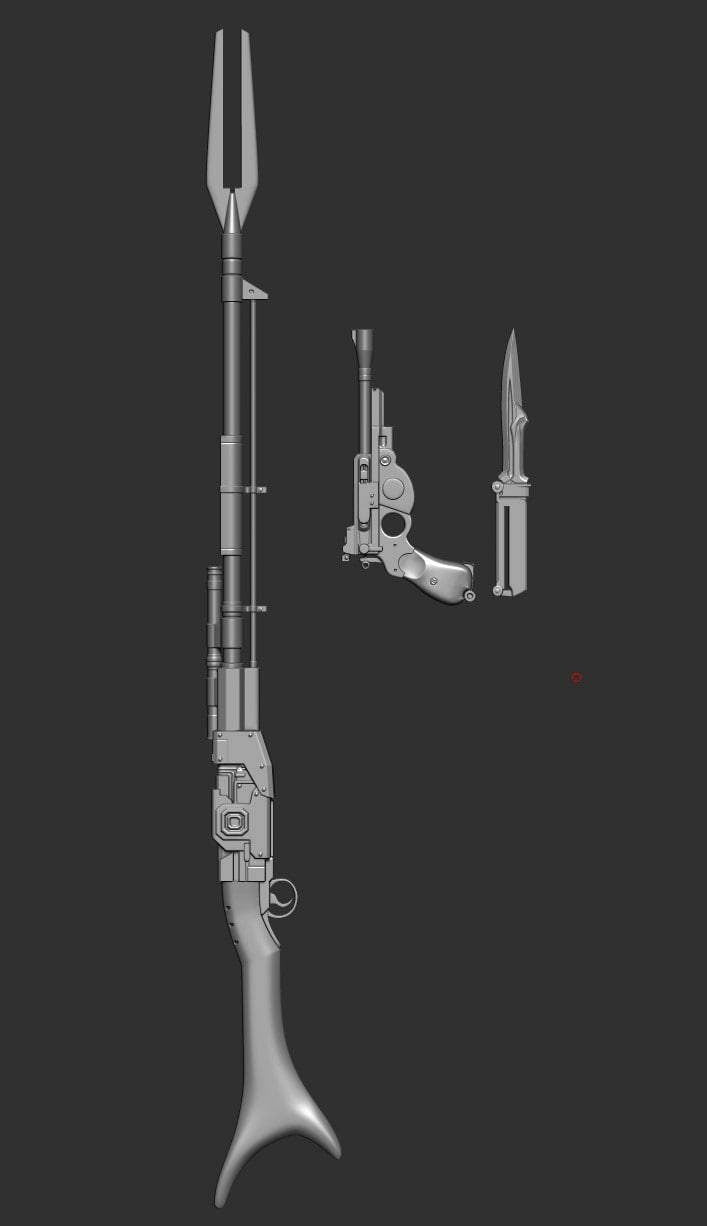 Mandaloriann Sniper Rifle / Amban phase-pulse blaster