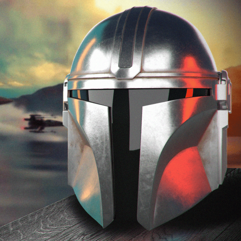 Mandalorian Helmet 3D Model STL file