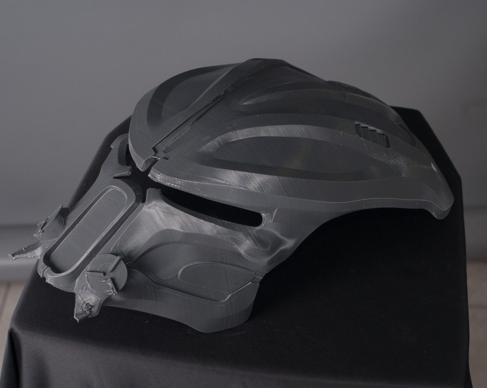Predator Mask NO Dreadlocks Raw Kit 3D Print - 3d Planet Props