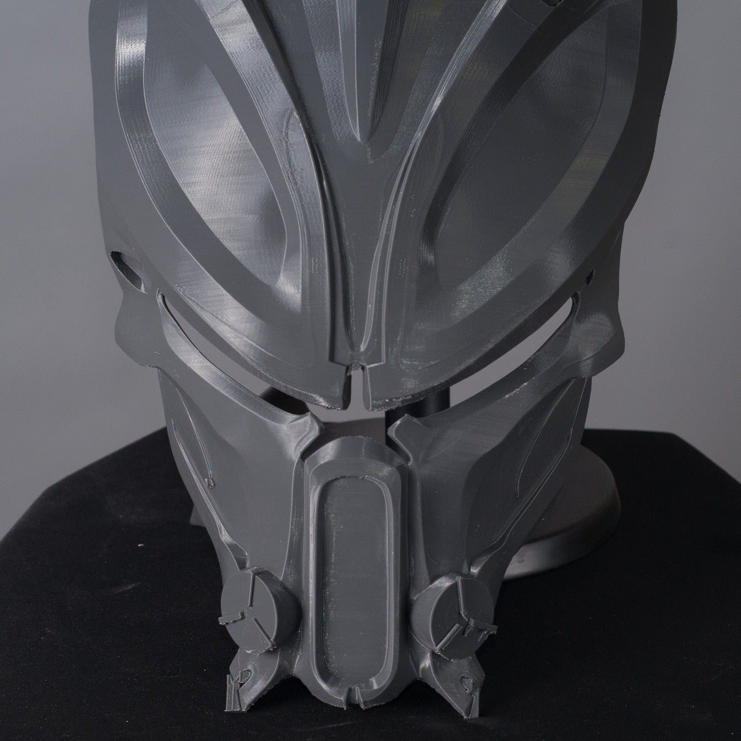 Predator Mask NO Dreadlocks Raw Kit 3D Print