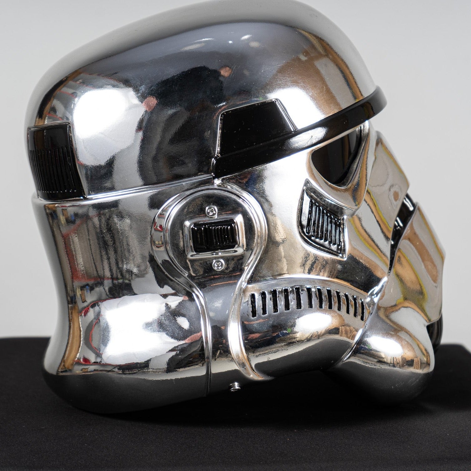 Stormtrooper Helmet Classic White, Chrome Silver, Red, Black, White&Red