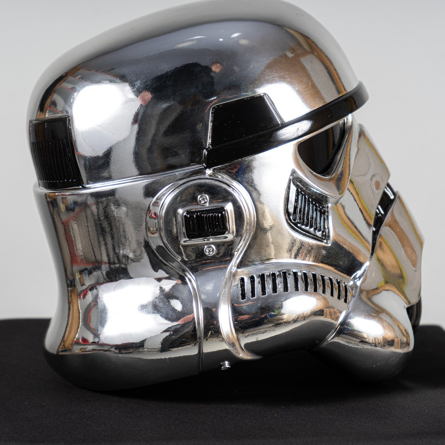 Stormtrooper Helmet Chrome Silver - 3d Planet Props