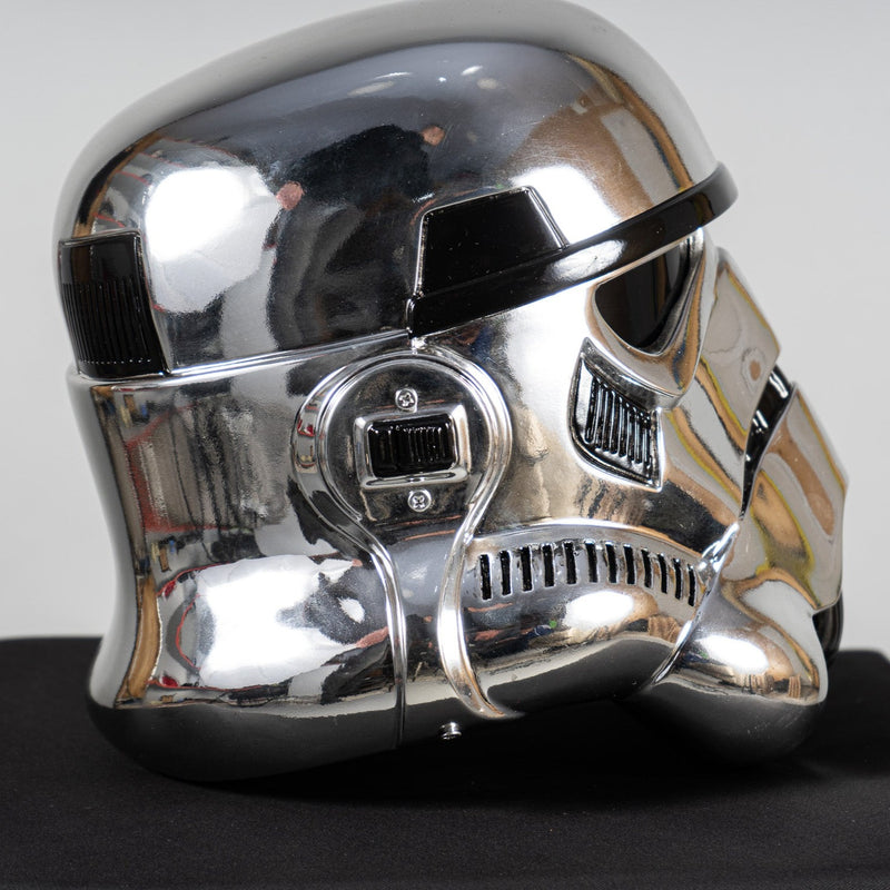 Stormtrooper Helmet Chrome Silver