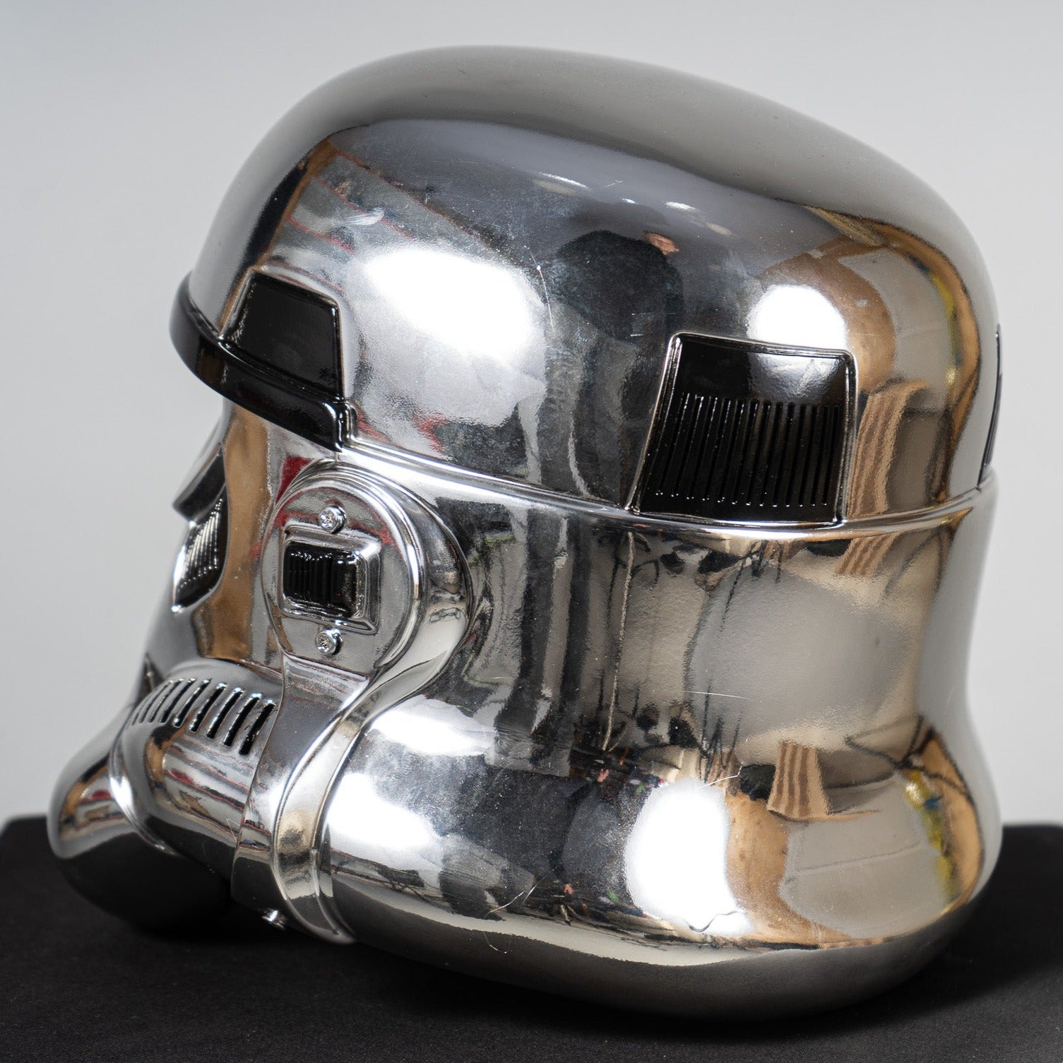 Stormtrooper Helmet Chrome Silver