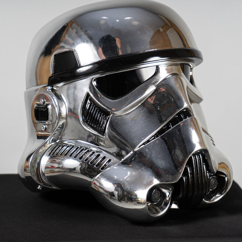 Stormtrooper Helmet Chrome Silver