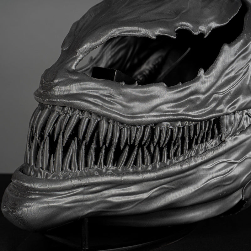 Symbiote Mask Raw Kit 3D Print - 3D Planet Props DIY Raw Kit