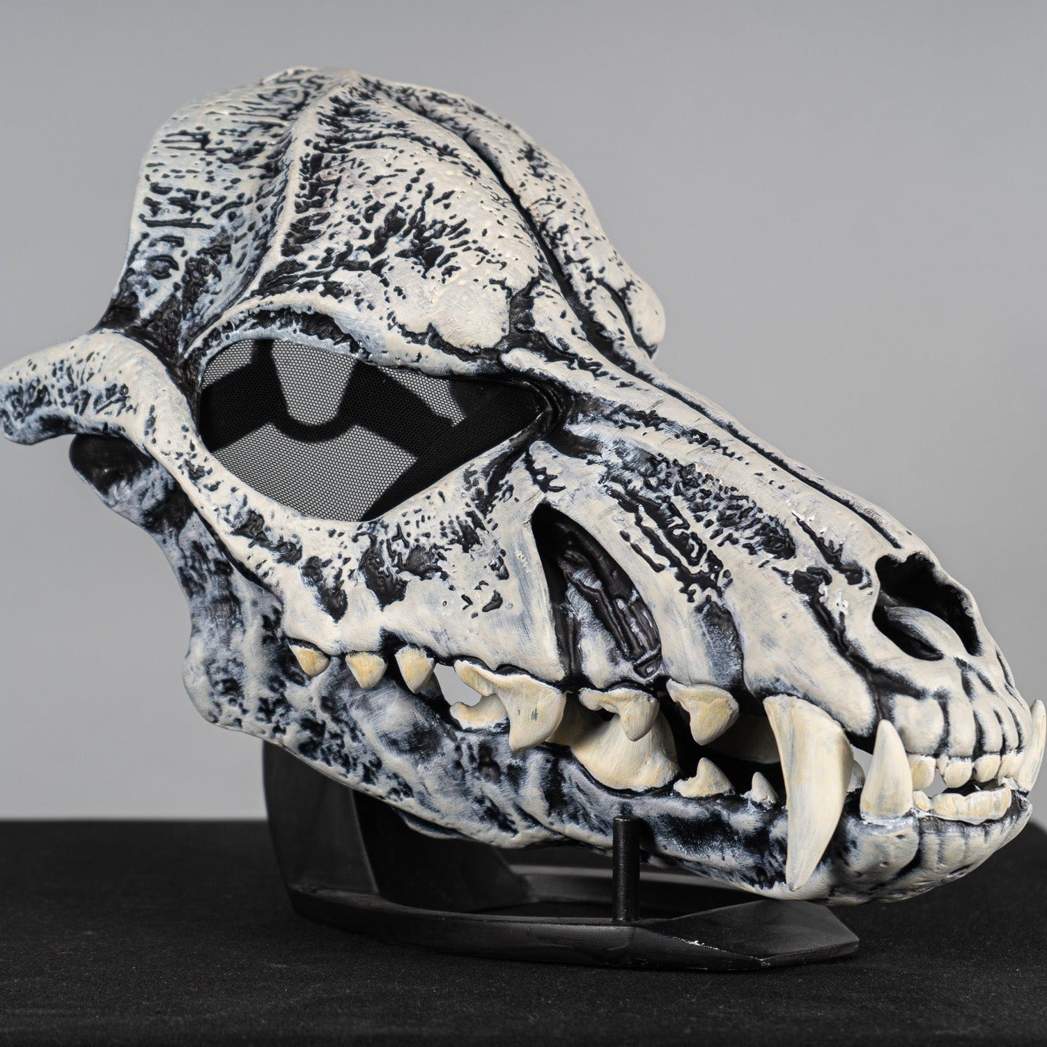 Wolf Skull Mask with Moving Jaw