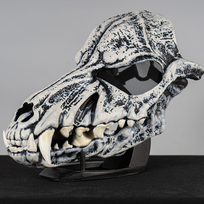 Wolf Skull Mask with Moving Jaw